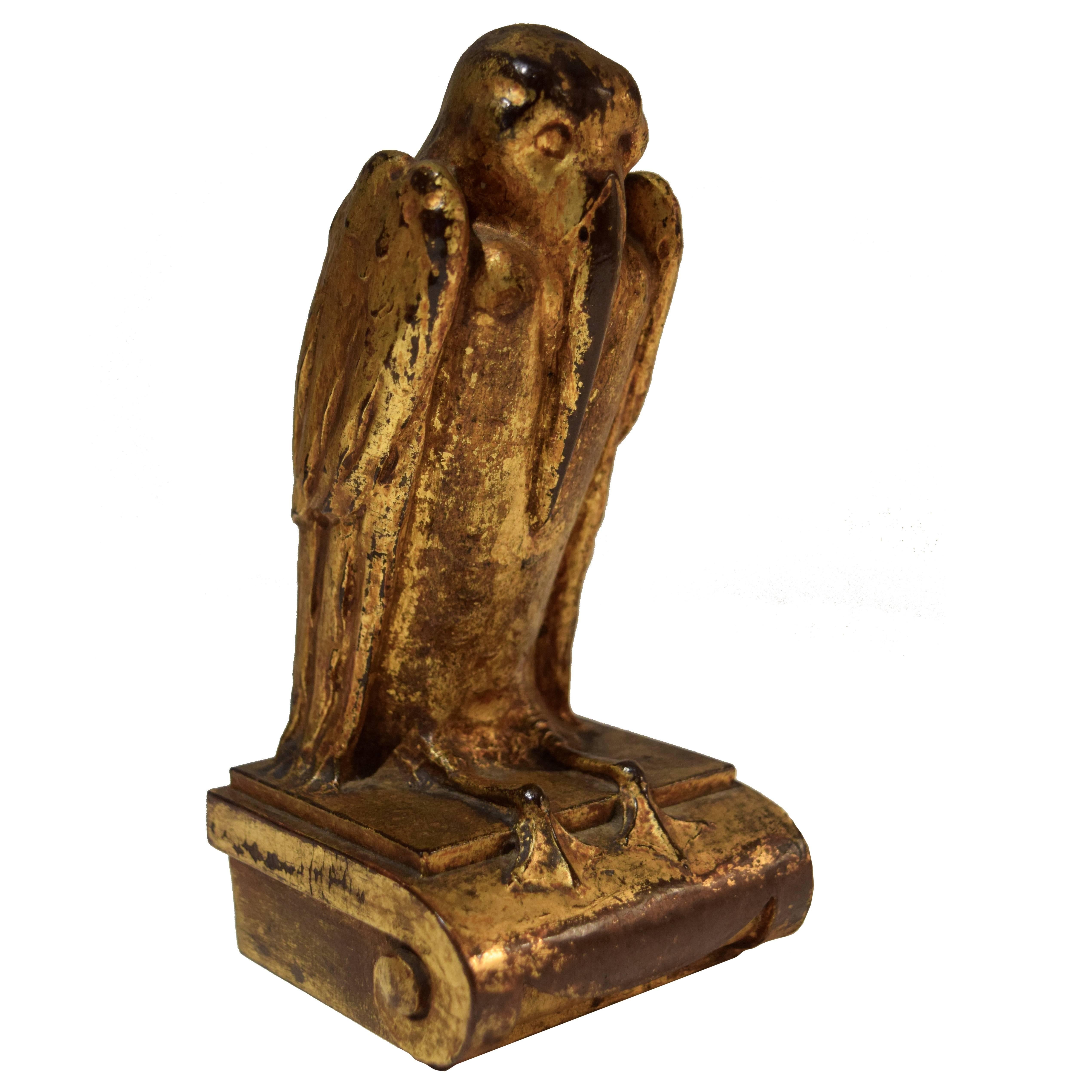 American Arts & Crafts Sculpture of a Pelican, Circa 1910 For Sale