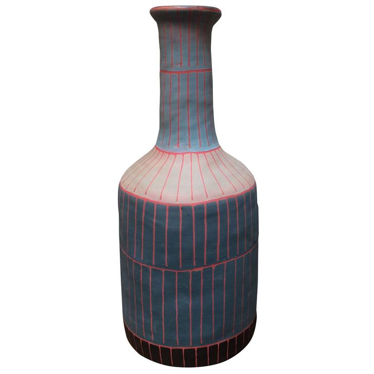 Vintage Inspired Design Vase, Thailand, Contemporary For Sale