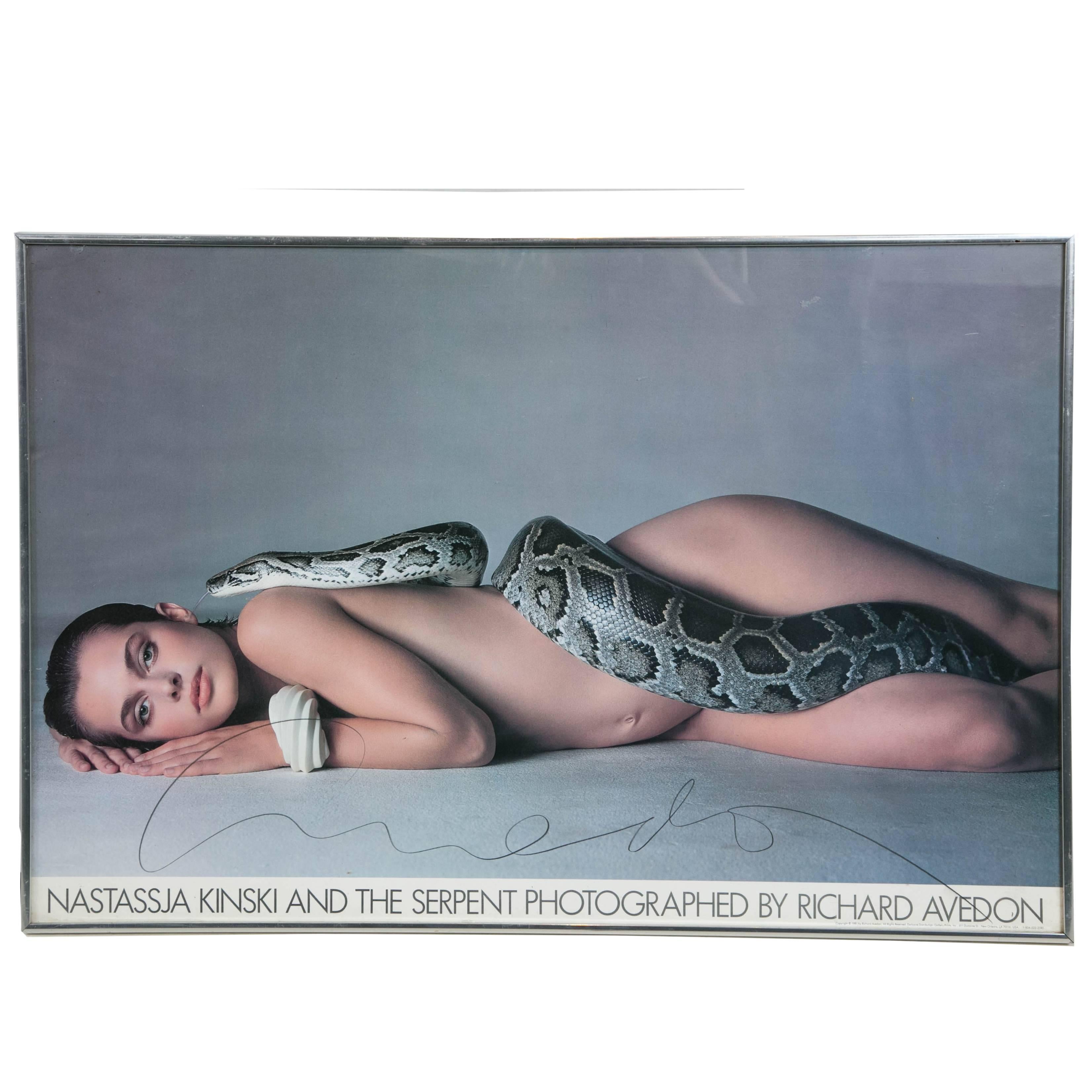 "Nastassia Kinski und die Schlange":: signiert von Richard Avedon