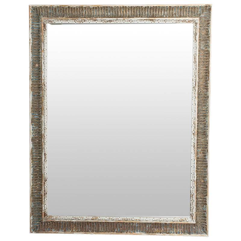 Mirror in a Distressed Frame