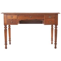 French 19th Century Walnut Leather Top Louis Philippe Desk