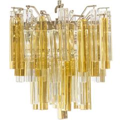 Mid-Century Venini for Camer Crystal Chandelier