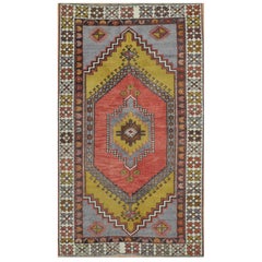 Vintage Hand-Knotted Tribal Rug