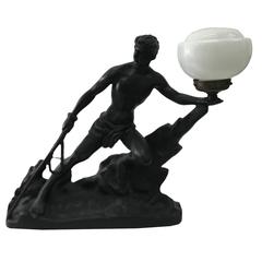 Art Deco Table Lamp, French, circa 1930 12