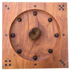 Teak Roll-Ette Game by Piet Hein for Skjøde of Skern
