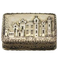Antique Victorian Sterling Silver Vinaigrette by Nathaniel Mills 2