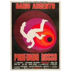 Original italienisches Filmplakat von Profondo Rosso, 1975