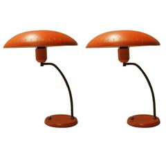 Pair of Louis Kalff Lamps for Phillips