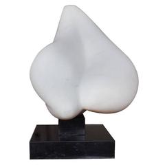 Abstract White Marble Sculpture 11