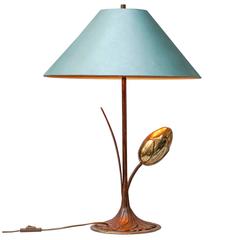 1970s Brass Tulip Table Lamp 9