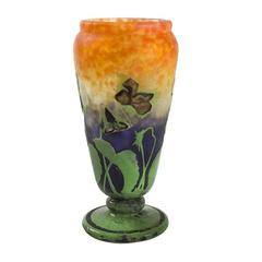 Daum Nancy French Art Nouveau Cameo Glass Vase 2