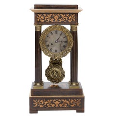 19th Century French Portico Mantel Clock