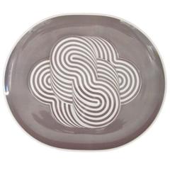 Porcelain Plate by Natale Sapone for Rosenthal, 1972, Numbered For Sale at  1stDibs