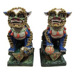 Retro Chinese Foo Dogs