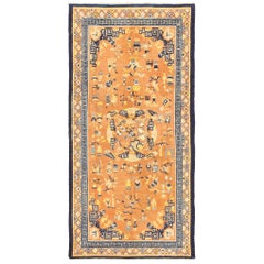 Antique Chinese Ningxia Rug. Size: 6 ft 2 in x 12 ft