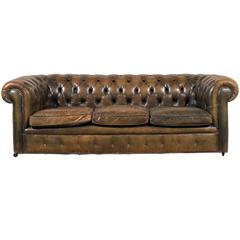 20th Century English Chesterfield Sofa