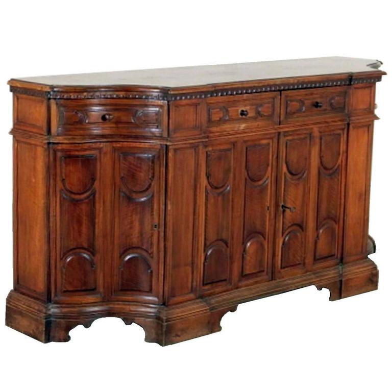 Italian Painted Credenza at 1stdibs