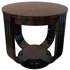 Christian Krass Macassar Ebony Table, 1930-1940s