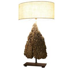 "Stalagmite" Table Lamp in Natural Color Limestone 8