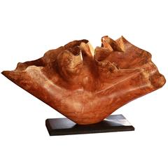 Monumental Brad Sells "Storm Blanket" Ambrosia Maple Wood Sculpture
