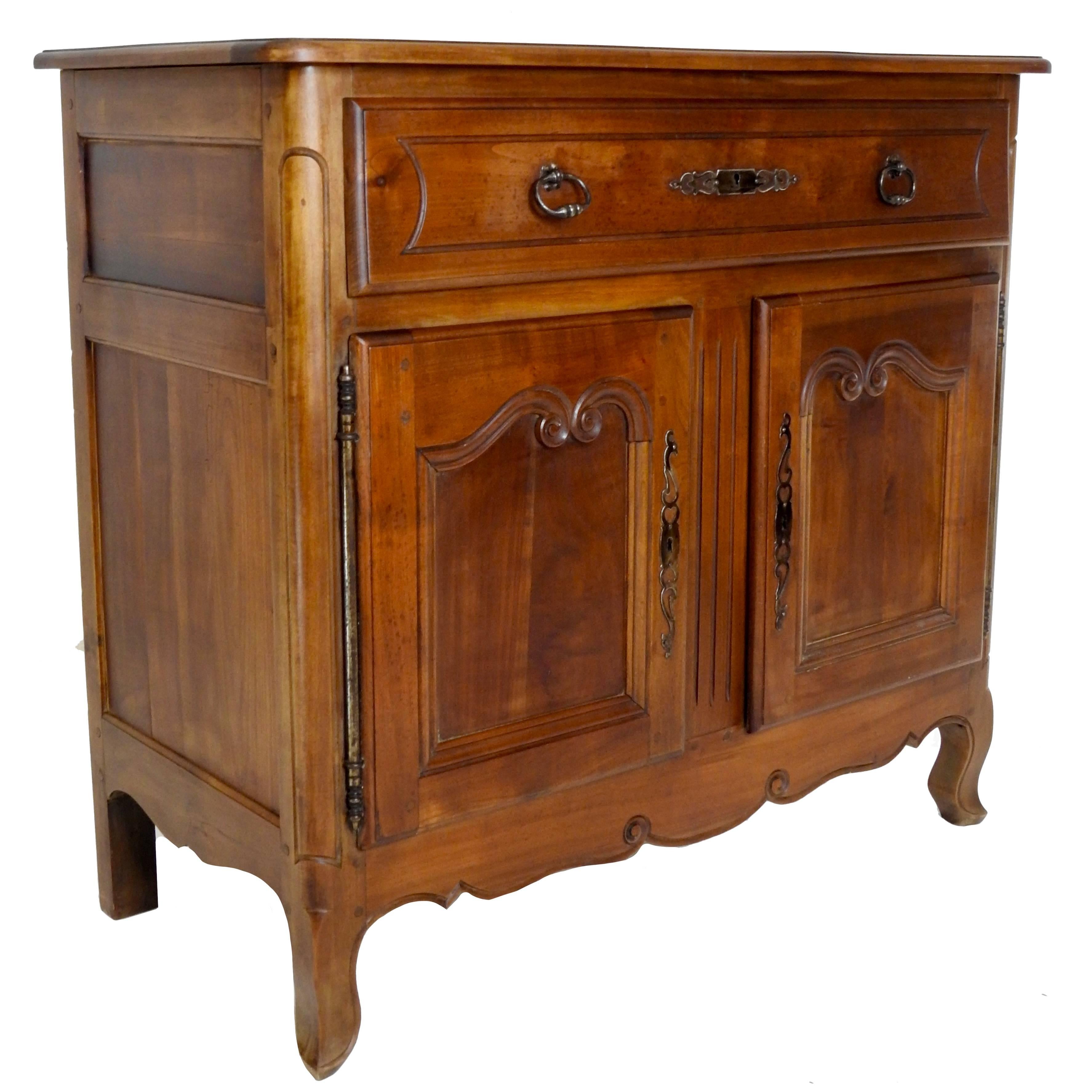 20th Century Walnut Country French Lift-Top Sideboard
