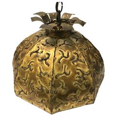 1970s Brutalist Style Tom Greene for Feldman Pendant Light 5