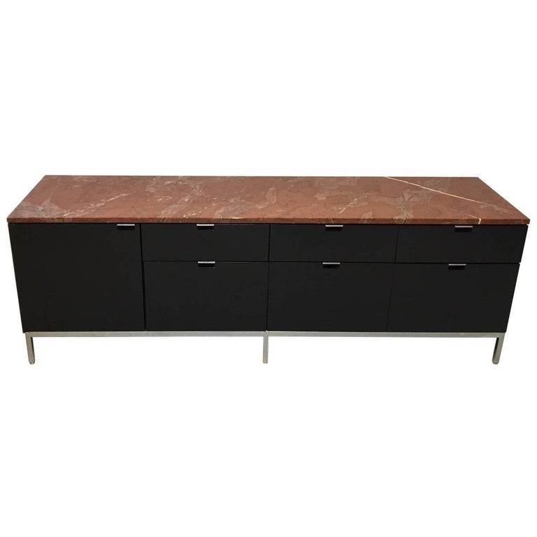 Exclusive Credenza With Refrigerator And Marble Top By Florence