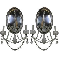 Pair of Large George III Wall Sconces 