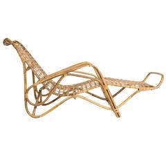 Vittorio Bonacina Rattan Chaise Longue 10