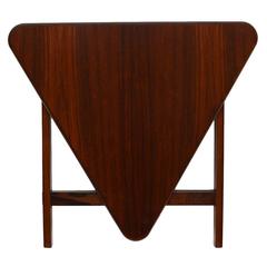 Danish Rosewood Folding Coffee Table, Rare Design Vintage, 1960s