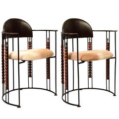 Obscure Abacus Iron Side Chairs