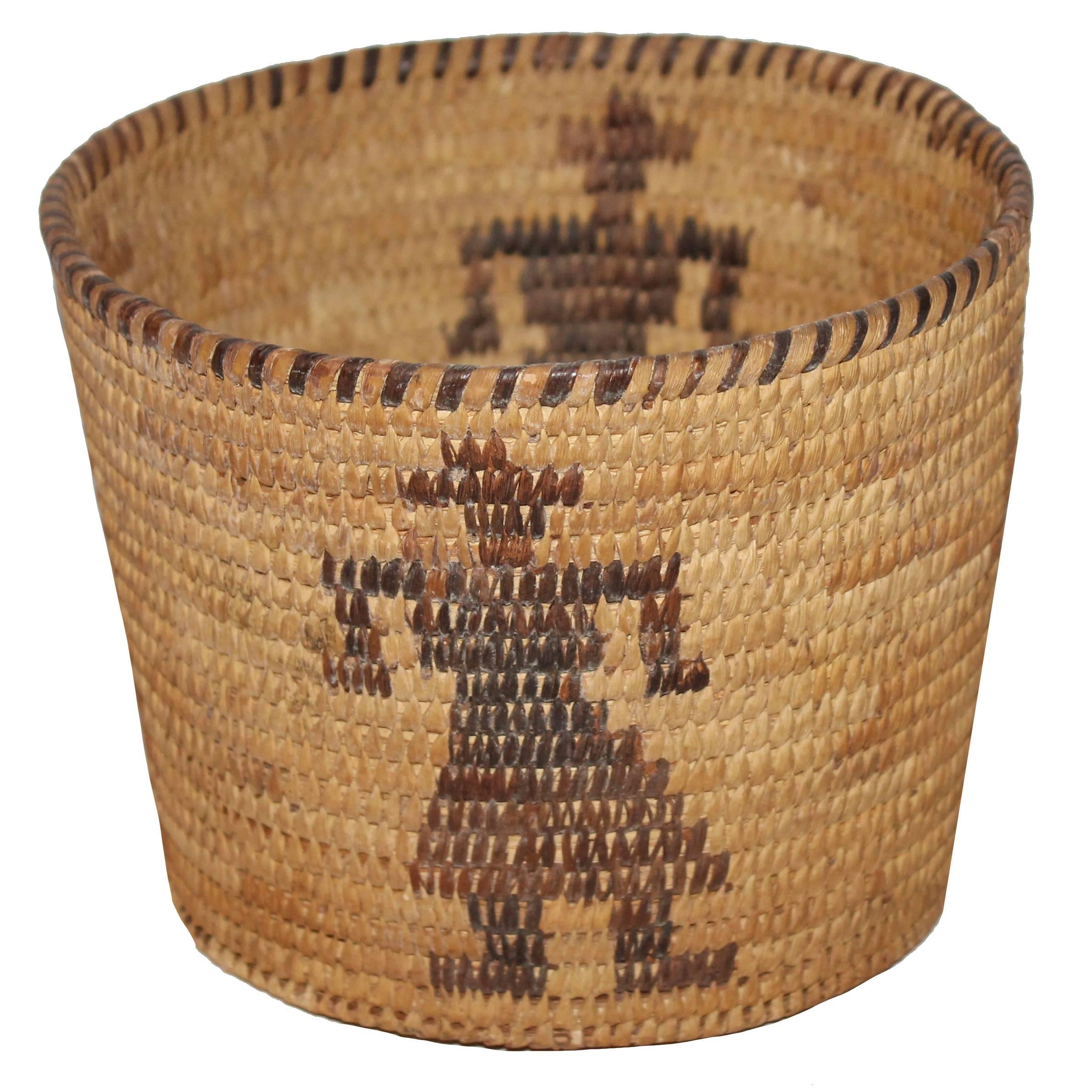 1910-1920 Papago Pictorial  Indian Basket