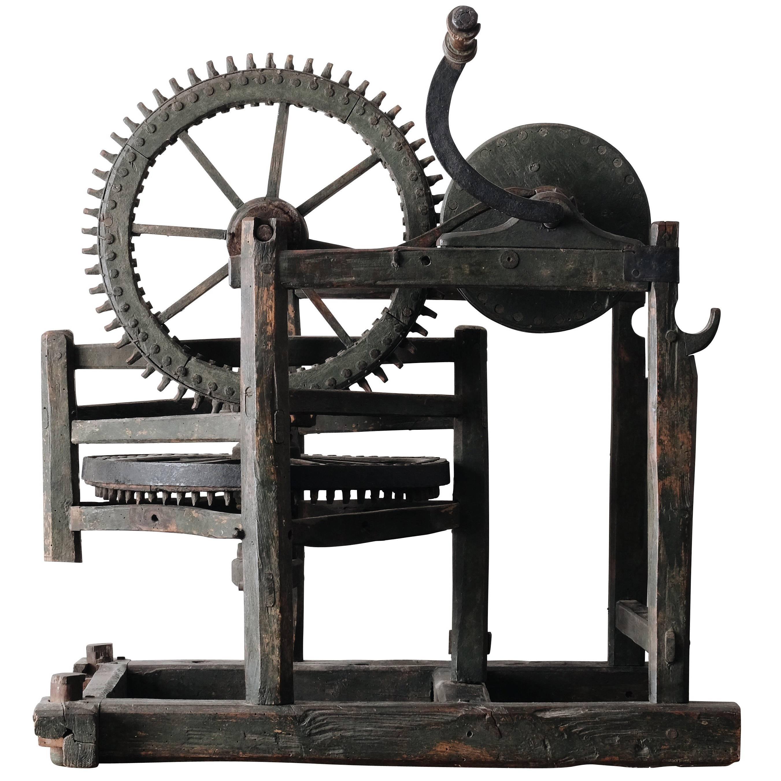 18th Century Hand Powered Machine