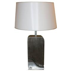 Pierre Cardin Pair of Table Lamp in Iron from the 1970 3