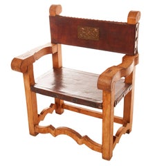Antique Mexican Frailero Chair