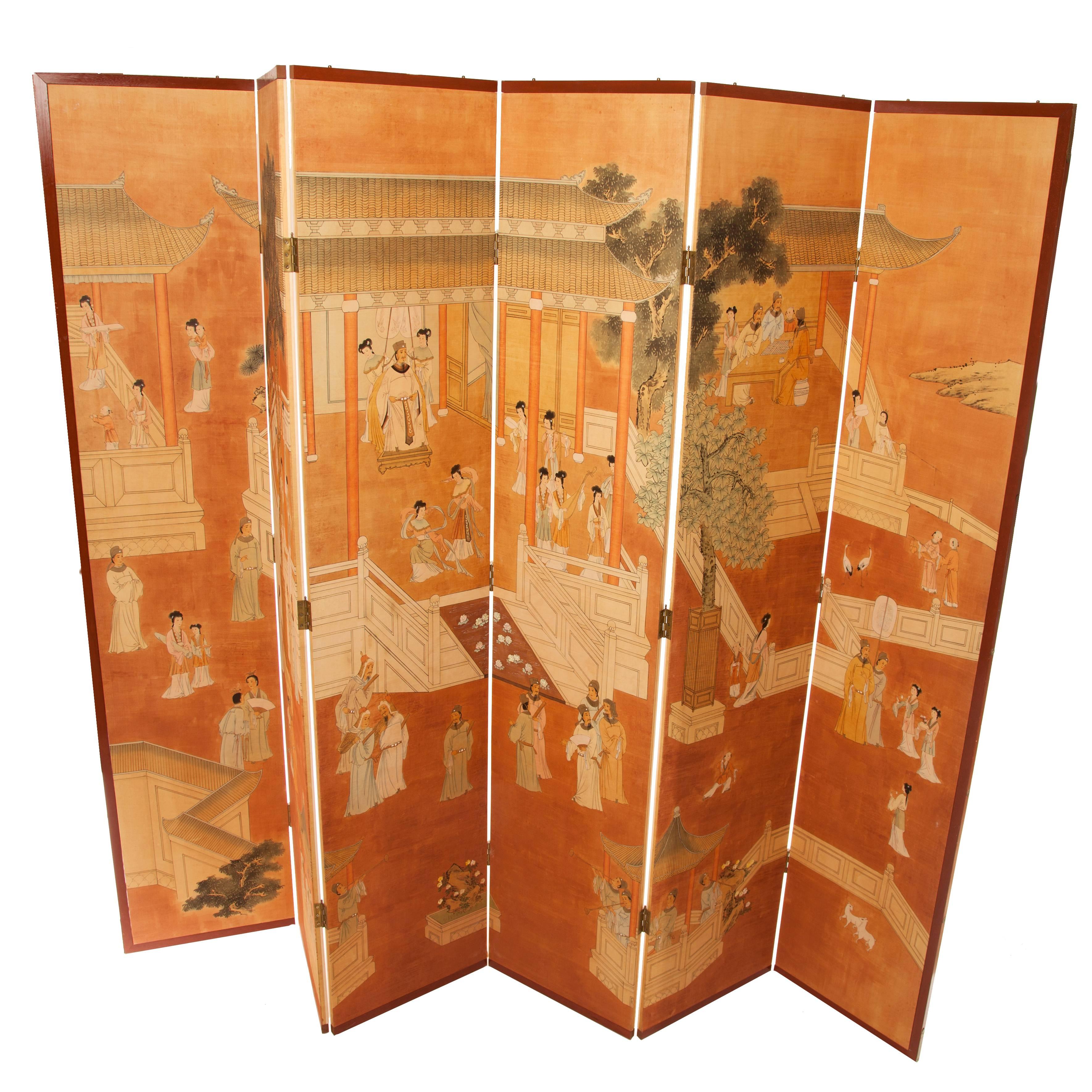 Antique Japanese Screen at 1stDibs