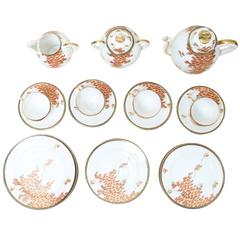 Antique Japanese Porcelain Tea Set