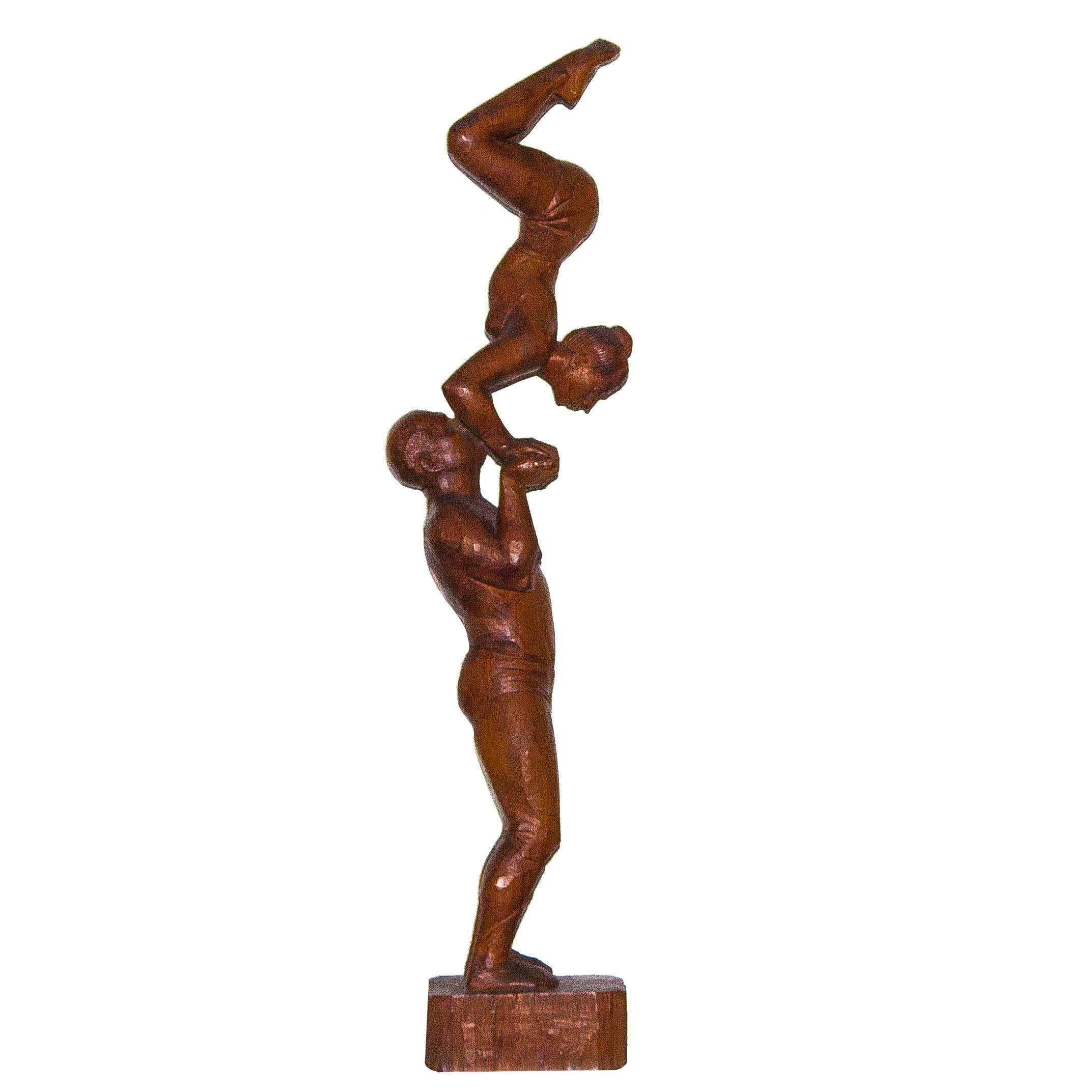 1950s, Sculpture 'The Acrobats' by Cor van Kralingen