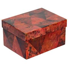 Exotic Lacquered Pen Shell Decorative Box