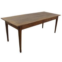 Handsome Antique Oak Farm Table 2