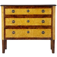 1920s Birch Kingwood Commode Chest of Drawers