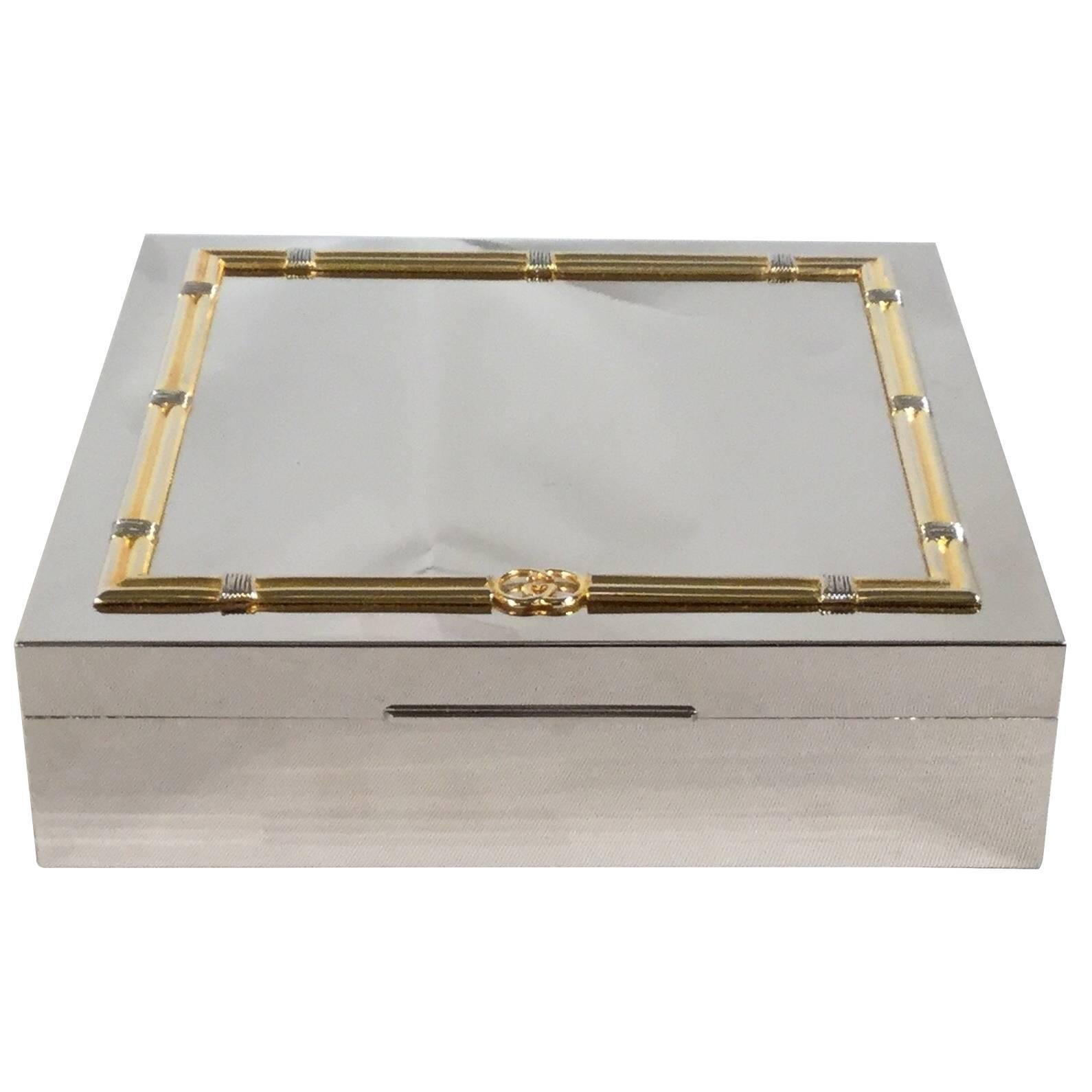 Gucci Silver Plated Box