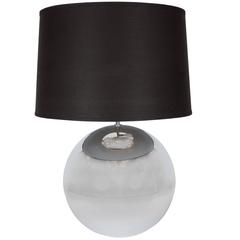 Mid-Century "Ball" Table Lamp in Chrome in the Style of Karl Springer 12