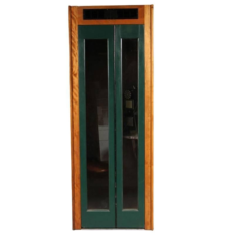 Vintage 1950s Era Interior Phone Booth