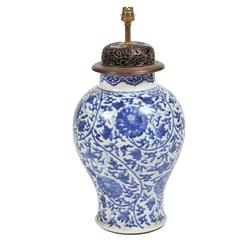 Kangxi Blue and White Vase and Lamp