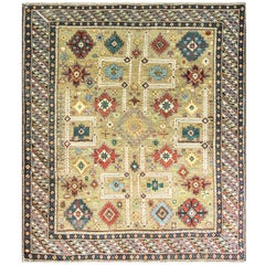 Tapis caucasien ancien Shirvan, 4'1"" x 4'10"