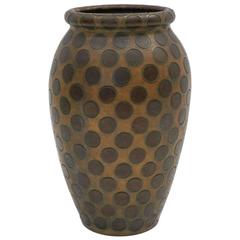 Large-Scale Ceramic Vase or Umbrella Stand with Dots by Zaccagnini 9