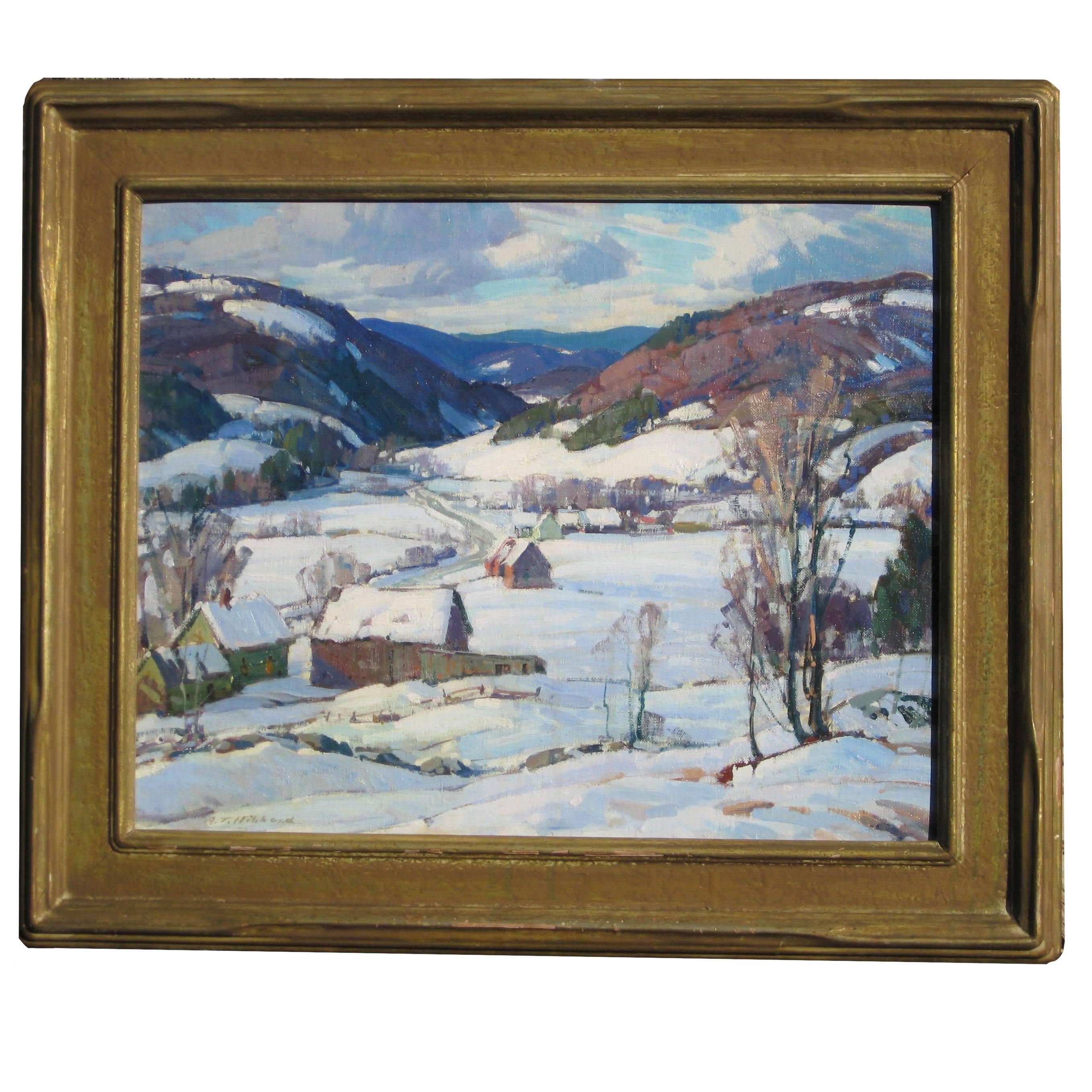 Aldro T. Hibbard Rural Vermont Painting, circa 1930s