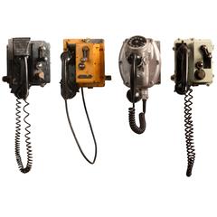 Collection of Vintage Ship Phones 11