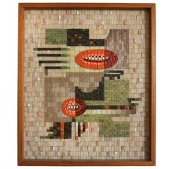Glass Mosaic Relief Panel by Phyllis Wallen 12